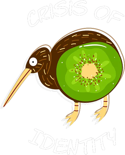 Crisis Of Identitiy Kiwi Bird Fruit Throw Pillow Long Png Kiwi Bird Icon