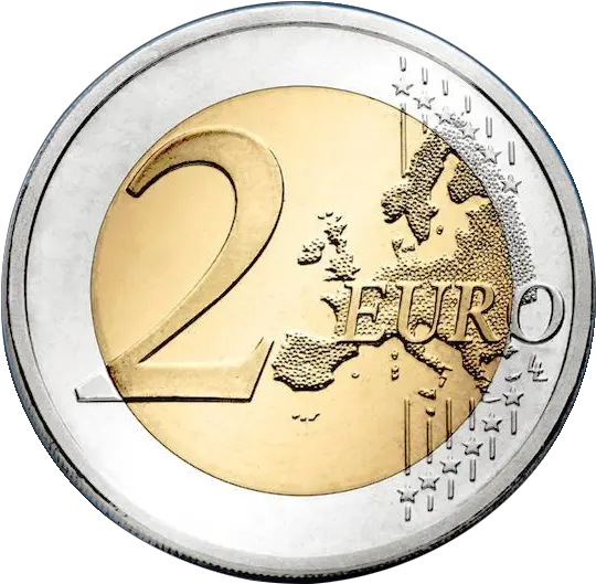 Moneta Da 2 Euro Png Image With No 2 Euro No Background Euro Png