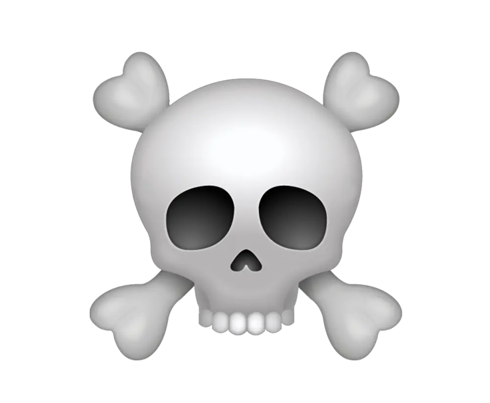 Bone Clipart Emoji Transparent Free For Download Skull Emoji Png Thinking Emoji Transparent Background