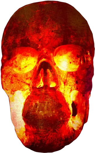 Hot Headed Skull Skull Png Skull Transparent Background