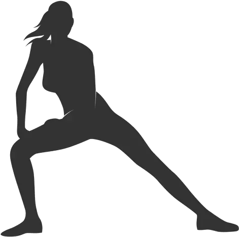 Fitness Woman Silhouette Streching Legs Transparent Png Silueta Mujer Fitness Png Legs Png