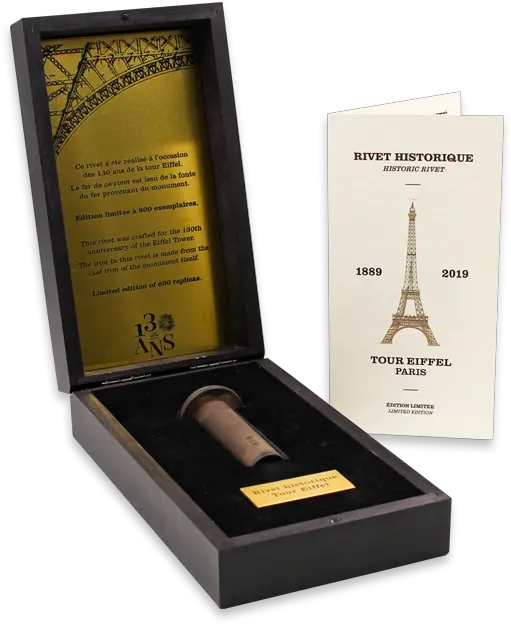 The Historic Rivet Of Eiffel Tower Box Png Eiffel Tower Transparent