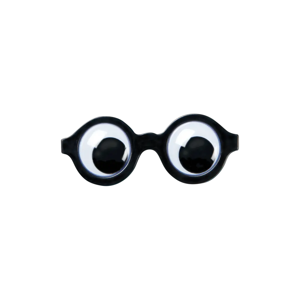 Googly Eye Bag Clip Hutchla Png Googaly Eyes With Glasses Png Googly Eyes Transparent Background