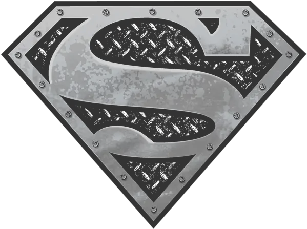 Superman Super Metallic Shield Menu0027s Tshirt Athletic Fit Superman Super Metallic Shield Png Superman Logo Black And White