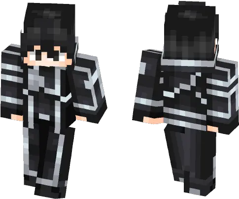 Download Kirito Sword Art Online Minecraft Skin For Free Madara Uchiha Minecraft Skin Png Kirito Png