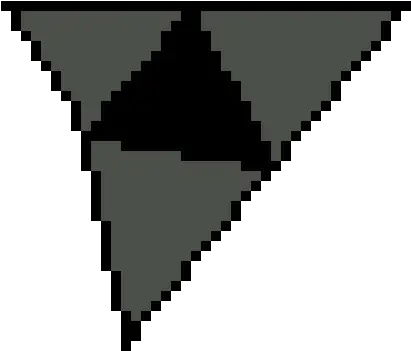 Download Lorule Triforce Dark J Full Size Png Pixel Art Water Drop Triforce Transparent Background