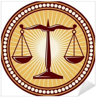 Sticker Scales Of Justice Symbol Pixersus Png Scale Of Justice Icon