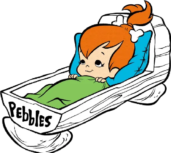 Baby Flintstones Cartoon Characters Clip Pebbles Png Cute Christmas Pebbles Flintstone Icon