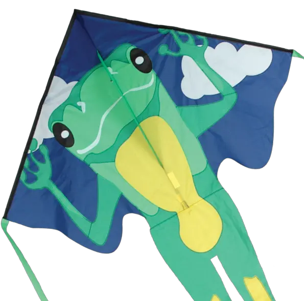Large Easy Flyer Kite Green Frog Umbrella Png Kite Png