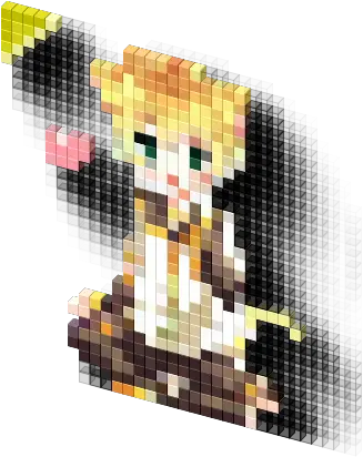 Neko Len Kagamine Cursor Fictional Character Png Len Kagamine Icon