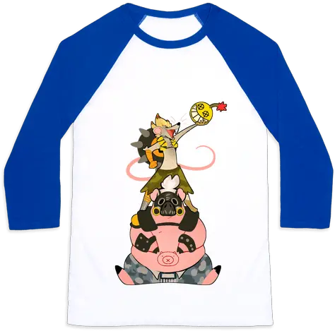 Our Names Are Junkrat And Roadhog Baseball Tee Png