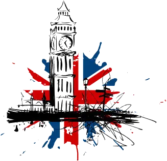 Union Jack Big Bang Londres Png Big Ben Png