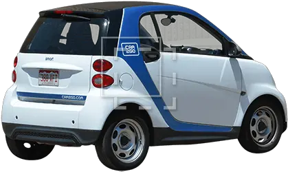 Smart Car Back View Blue Smart Car Back Png Back Of Car Png