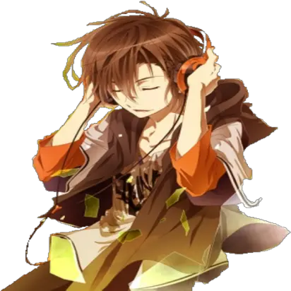 Decal Id Roblox Anime Boy Anime Boy With Headphones Transparent Png Aesthetic Anime Boy Icon
