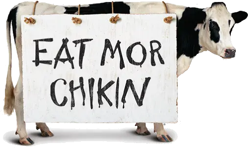 Download Chick Fil A Png Chick Fil A Cow Transparent Chick Fil A Marketing Cow Transparent