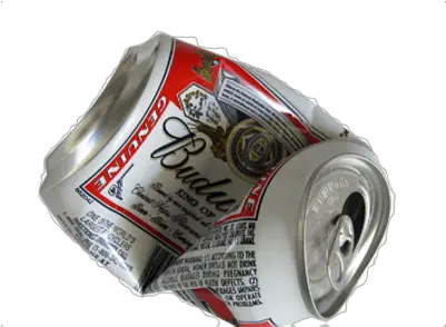 Budweiser Crushed Can Transparent Png Stickpng Crushed Beer Can Png Soda Can Png