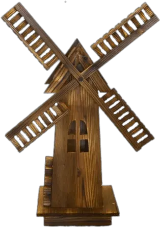 Wooden Windmill Transparent Png Wind Mill Wooden Windmill Png