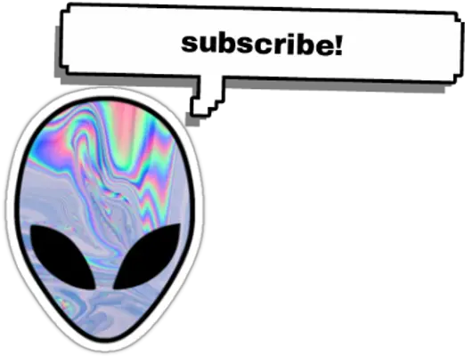 Download Hd Subscribe Alien Please Like Alien Sticker Transparent Png Please Subscribe Png