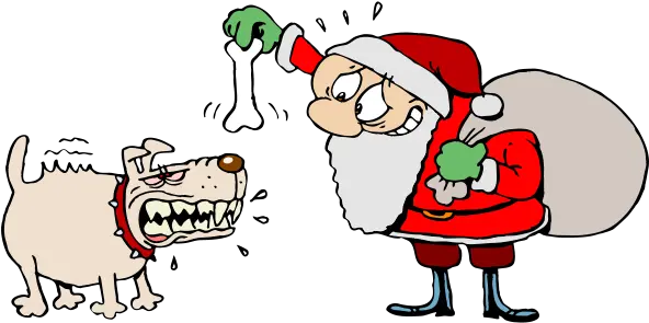 Download Santa And Dog Clipart Santa Dogs Clipart Png Mad Dog Png