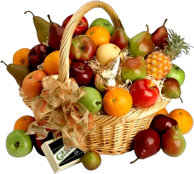 Abundant Fruit Basket Gifts Mix Fruits Good Morning Png Fruits Transparent