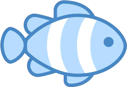 Clown Fish Icon In Blue Ui Style Cartoon Transparent Fish Png Clown Icon