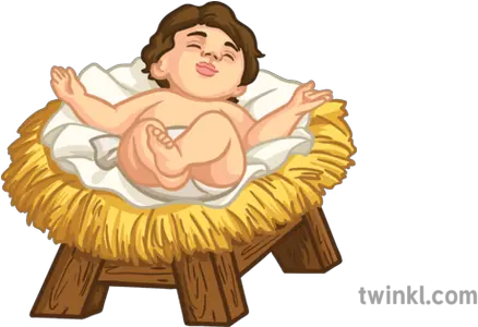 Baby Jesus Nativity Christmas Story French Secondary Happy Png Baby Jesus Png