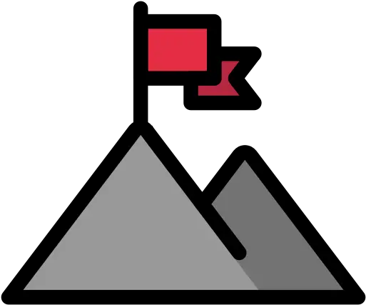 Goal Goals Mountain Success Target Icon Mountain Goals Icon Png Mountain Icon Png