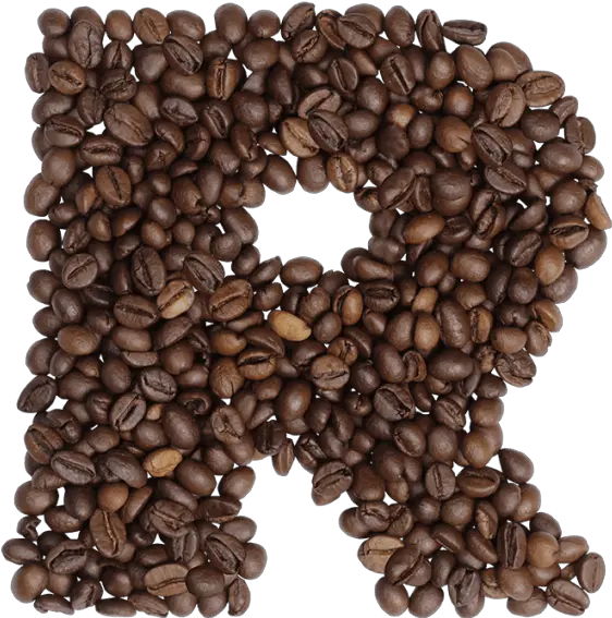 Buy Colombian Coffee Font And Enjoy Roasted Beans Typography Alphabet Coffee Bean Typography Png Coffee Beans Transparent Background