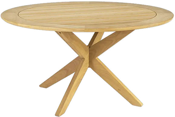 Roble Round Table Wcross Base 125m Outdoor Table Png Round Table Png