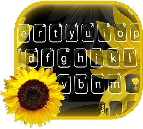 Blossom Sunflower Keyboard Theme Apps On Google Play Sunflower Png Sunflower Emoji Transparent