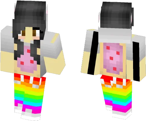 Download Nyan Cat Girl Minecraft Skin For Free Minecraft Png Nyan Cat Transparent