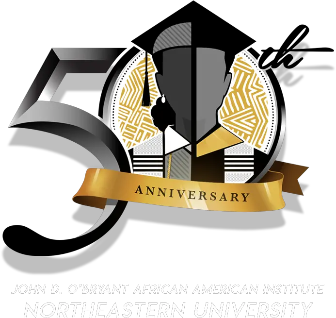 The 50th Anniversary Of John D Ou0027bryant African 5th Anniversary University Logo Png 50th Anniversary Logo