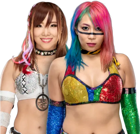 The Kabuki Warriors Asuka Wwe Png Charlotte Flair Png