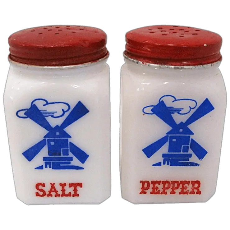 Download Full Salt And Pepper Dispenser Set Transparent Png Windmill Salt And Pepper Shakers Salt Transparent