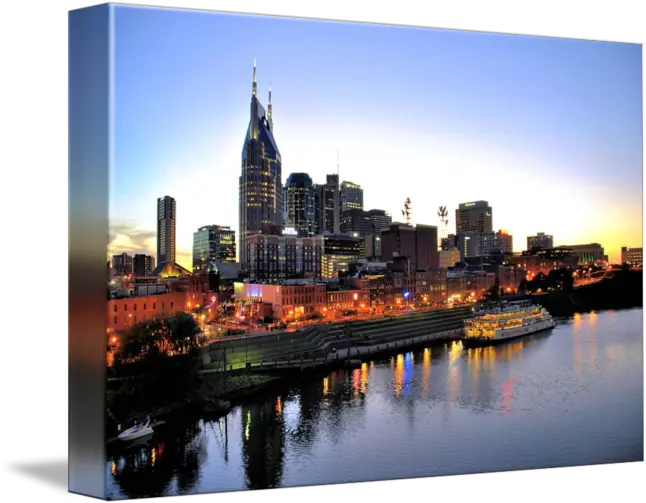 Nashville Skyline Cityscape Art Nashville Png Nashville Skyline Silhouette Png