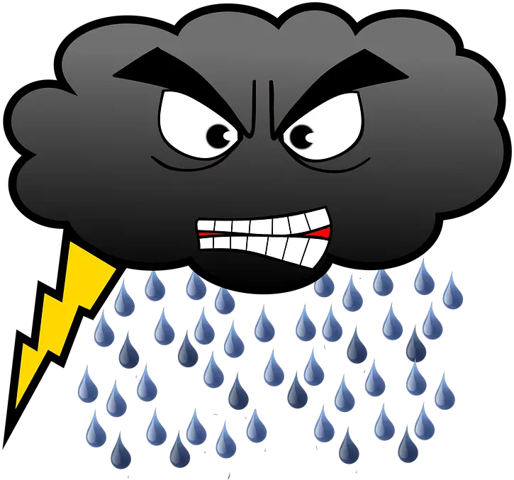 Download Clipart Rain Cloud Thunderstorm Png Image Animated Storm Cloud Rain Clipart Png