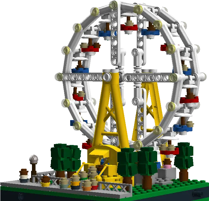 Download Hd 1 Lego Ferris Wheel Png Transparent Png Building Sets Ferris Wheel Png