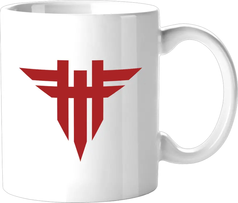 Through Fire Logo Coffee Mug White U2013 Sumerian Merch Magic Mug Png Coffee Cup Logo
