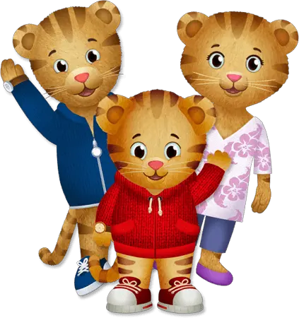 Daniel Tiger With Parents Png Image