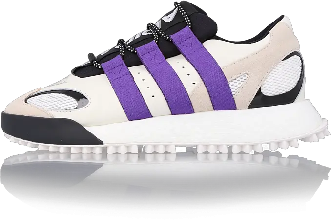 Download Adidas Originals By Aw Wangbody Run White Purple Adidas Aw Wangbody Run Png Addidas Logo Png