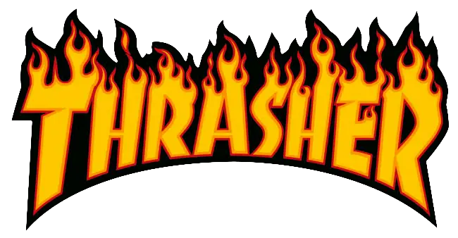 Thrasher Logo Transparent Thrasher Sticker Png Flame Border Png