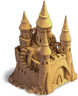 Big Sand Castle Transparent Png Sandcastle Transparent Background Castle Transparent