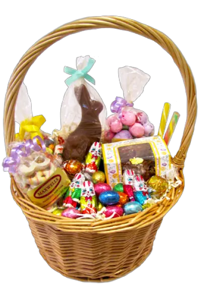 Easter Basket Bunny Png Transparent Easter Baskets Png Basket Png