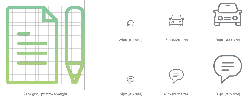 Thin Outline Vector Icons For Ui Mobile Apps Ios And Vertical Png Change Icon Size On Android