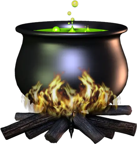 Cauldron Png Witches Cauldron With Fire Cauldron Png