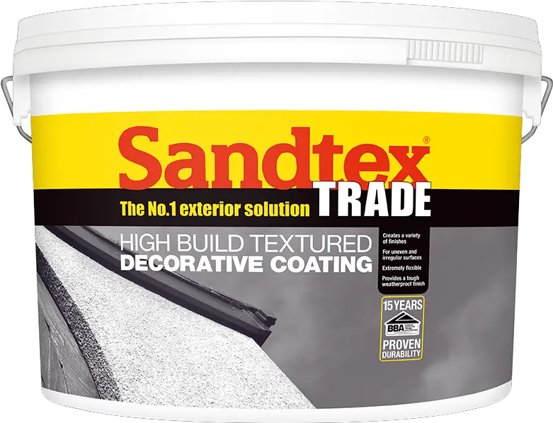 Sandtex Trade High Build Decorative Coating Masonry Household Cleaning Supply Png Paint Texture Png