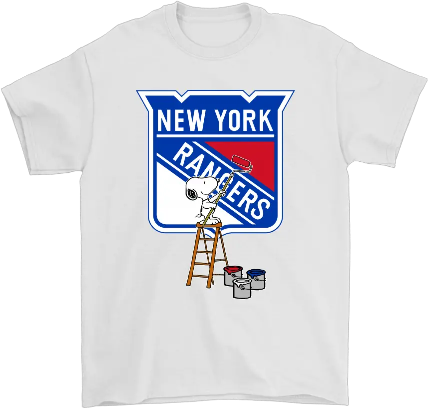 Snoopy Paints The New York Rangers Logo New York Rangers Png New York Rangers Logo Png