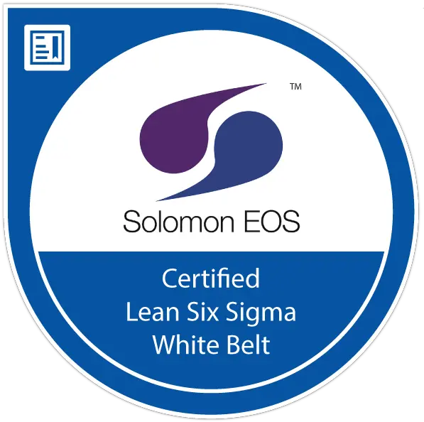 Lean Six Sigma White Belt Solomon Eos Circle Png Lean Png