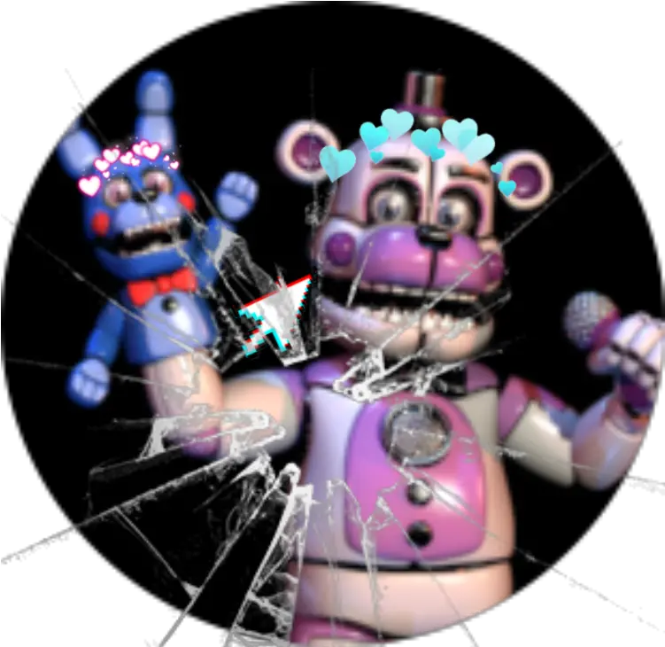 Funtimefreddy Bonbon Sticker By Fandoms Fnaf Ship Funtime Freddy X Bon Bon Png Fnaf Icon