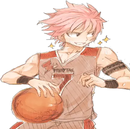 Natsu Dragneel Basketball Uniform Roblox Fairy Tail Natsu Basketball Png Natsu Png